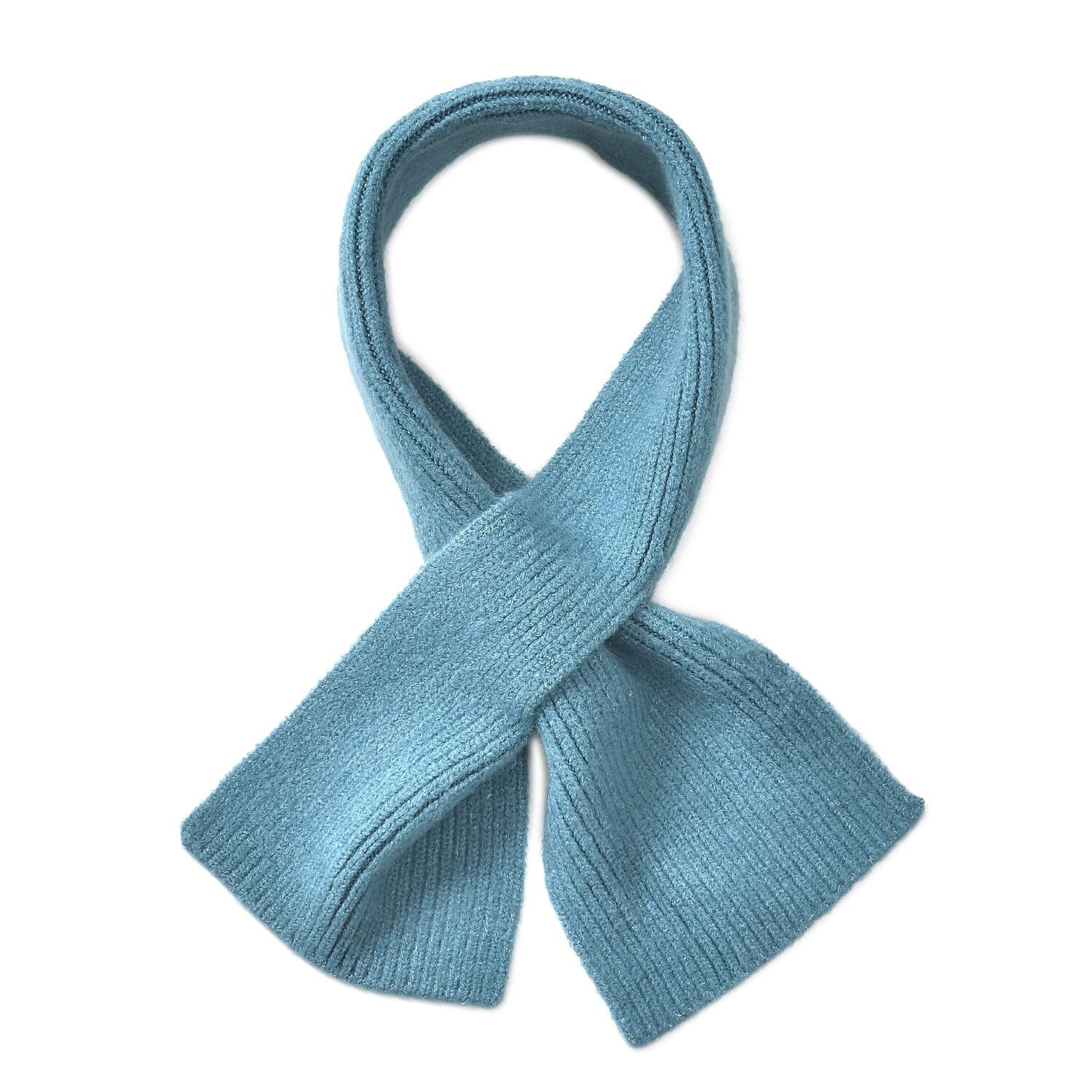 Winter Closeout Knitted Scarf - Teal