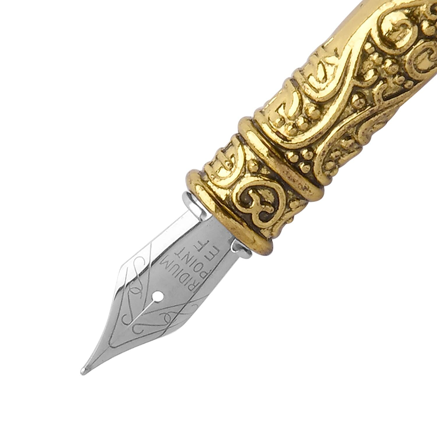 Vintage Feather Pen and Wax Stamp Gift Box - Broken Red