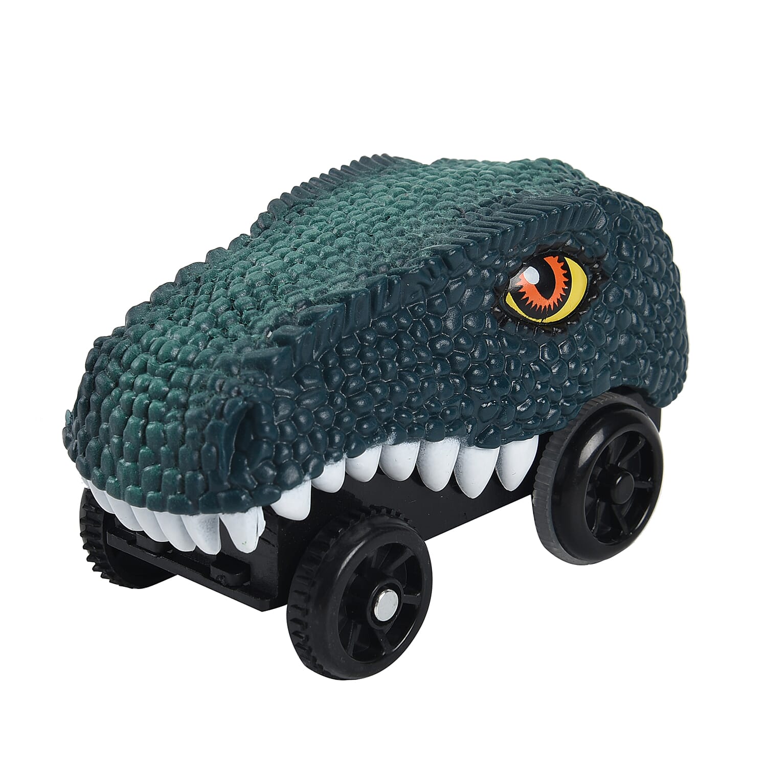 Set of 44 Pcs Track - 2 Toy Car with Dinosaur Theme (2 xAA Battery Not Inc.)