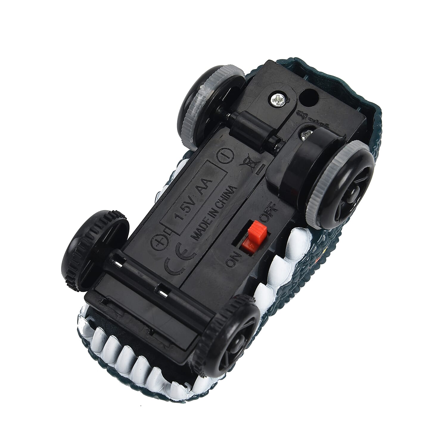 Set of 44 Pcs Track - 2 Toy Car with Dinosaur Theme (2 xAA Battery Not Inc.)