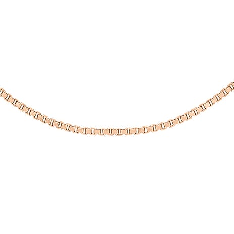 9K Rose Gold  Chain (Size - 18),  Gold Wt. 0.87 Gms