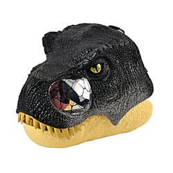 Sound & Eye Lights Electric Dinosaur Mask (Size 56x31x13cm) (3 Button Batteries Not Inc.) - Green