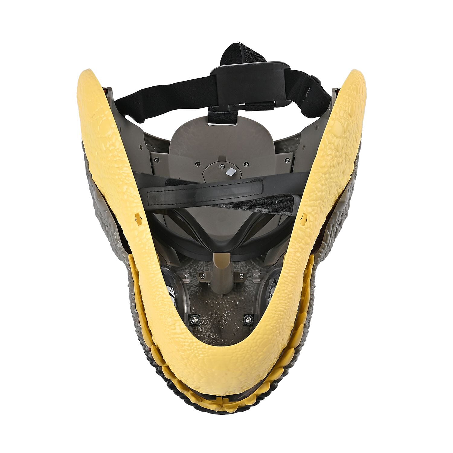 Sound - Eye Lights Electric Dinosaur Mask (Size 56x31x13cm) (3 Button Batteries Not Inc.) - Grey