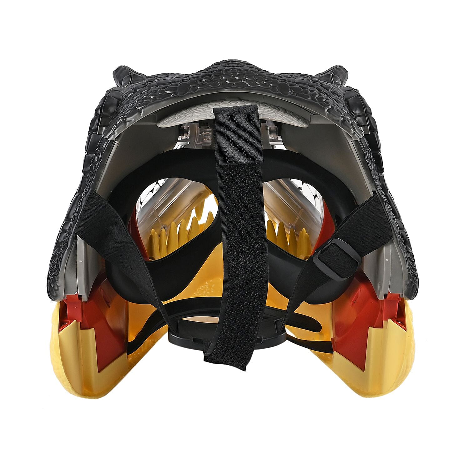 Sound - Eye Lights Electric Dinosaur Mask (Size 56x31x13cm) (3 Button Batteries Not Inc.) - Grey