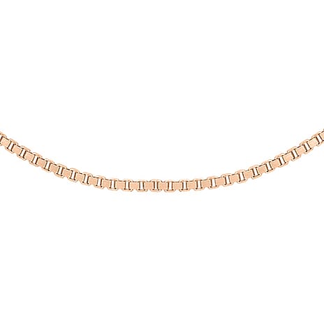 9K Rose Gold  Chain (Size - 18),  Gold Wt. 0.87 Gms