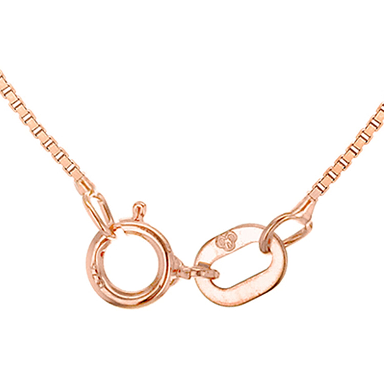 9K Rose Gold  Chain (Size - 18),  Gold Wt. 0.87 Gms
