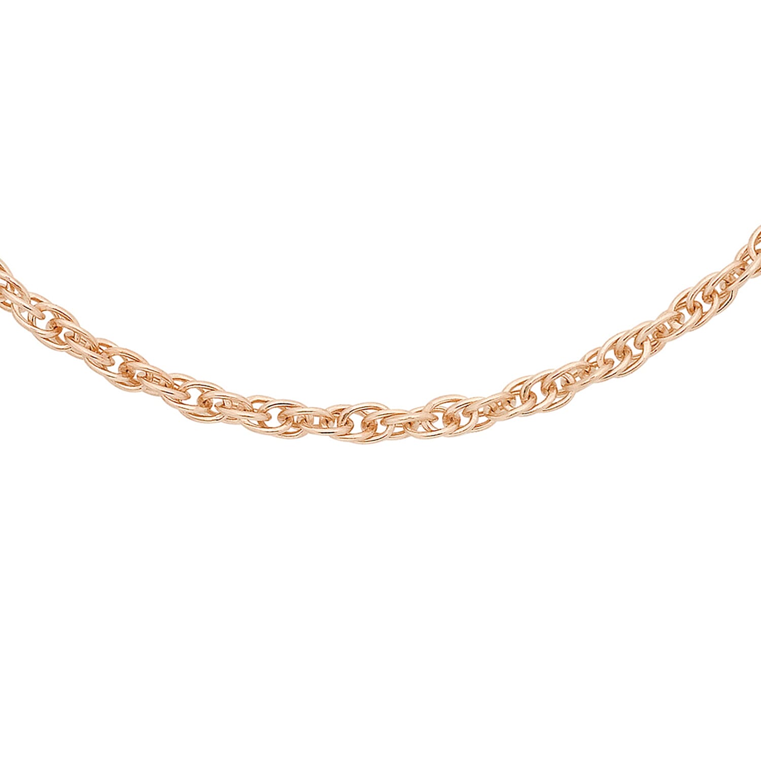 Prince Of Wales Chain 24 Inch In 9K Rose Gold 7583623 TJC   9K Rose Gold Chain Size 24 Gold Wt 0 47 Gms 7583623 