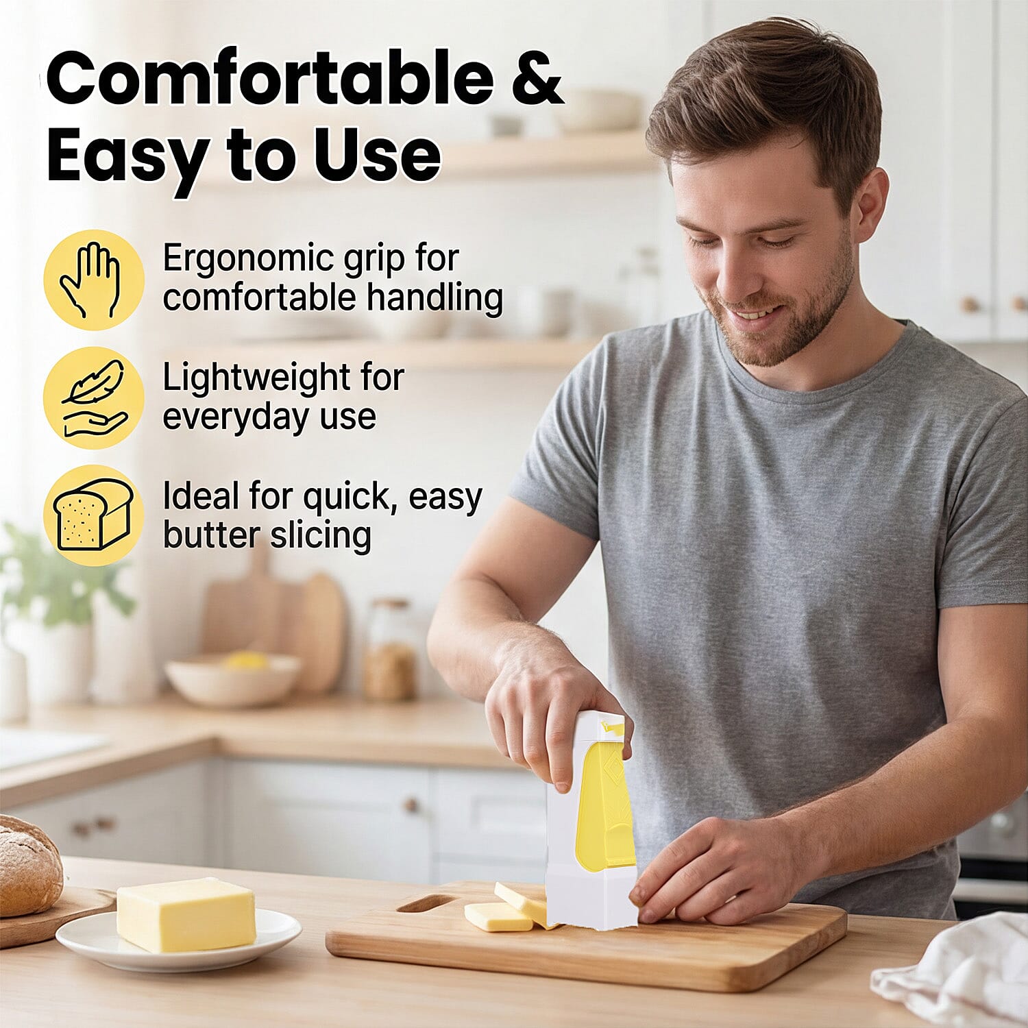 Butter and Cheese Cutter Slicer (Size 20x8x6 Cm)