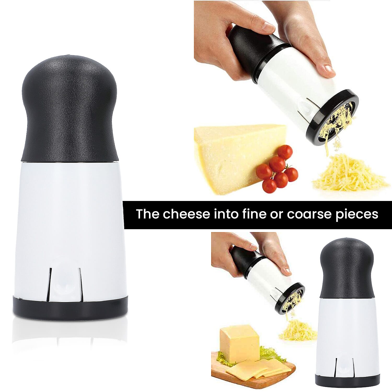 Set of 2 - Multi Purpose Herb Grinder and Cheese Mill (Size 15x8x8 Cm)