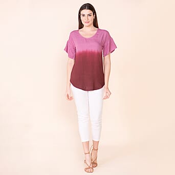 https://tjcuk.sirv.com/Products/75/8/7584760/TAMSY-Ombre-Print-Short-Sleeve-Womens-Top-Wine-Red_7584760.jpg?w=342&h=342