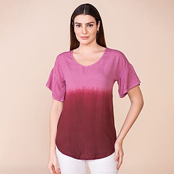 https://tjcuk.sirv.com/Products/75/8/7584760/TAMSY-Ombre-Print-Short-Sleeve-Womens-Top-Wine-Red_7584760_2.jpg?w=342&h=342