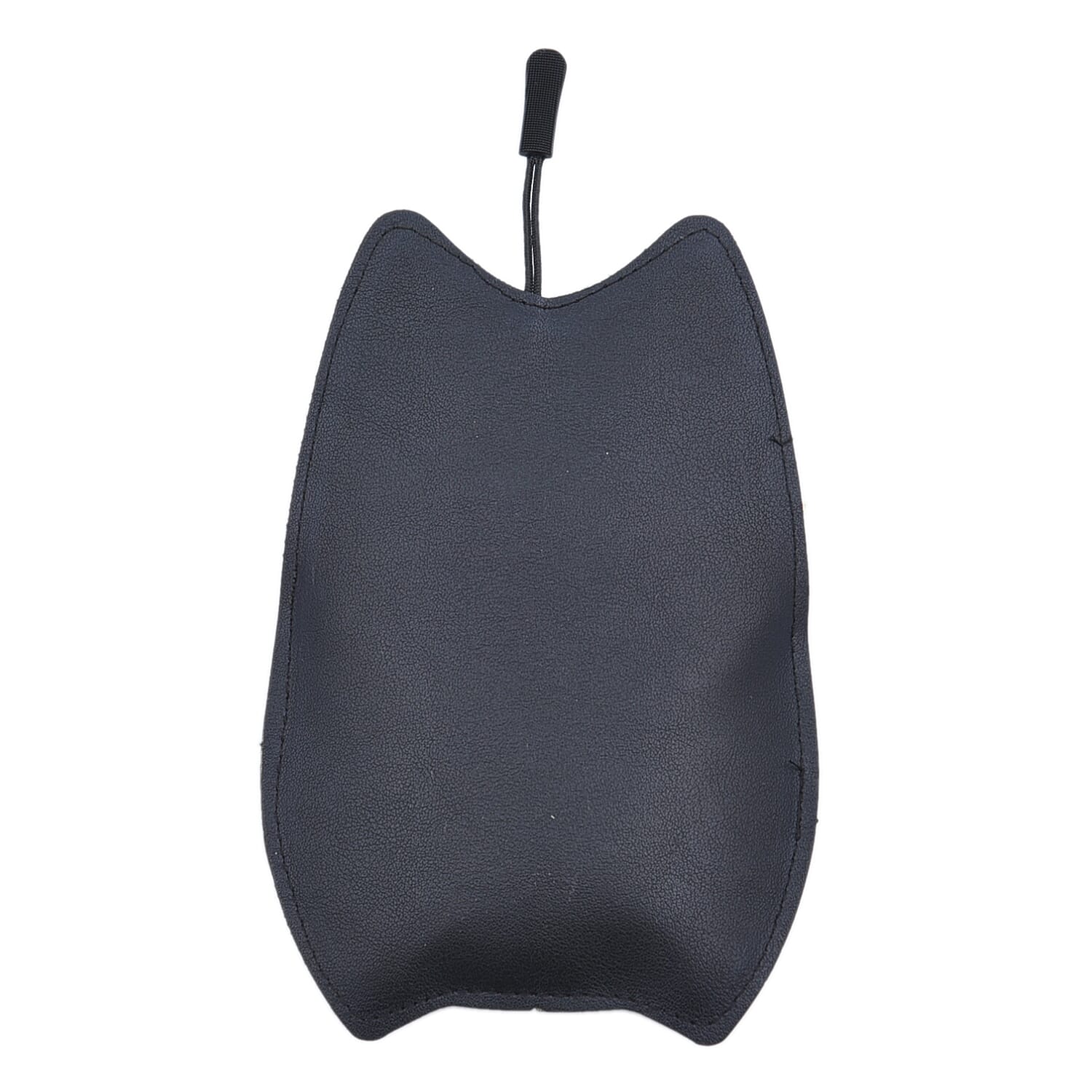 Cat Pouch with Zipper Closure - Black