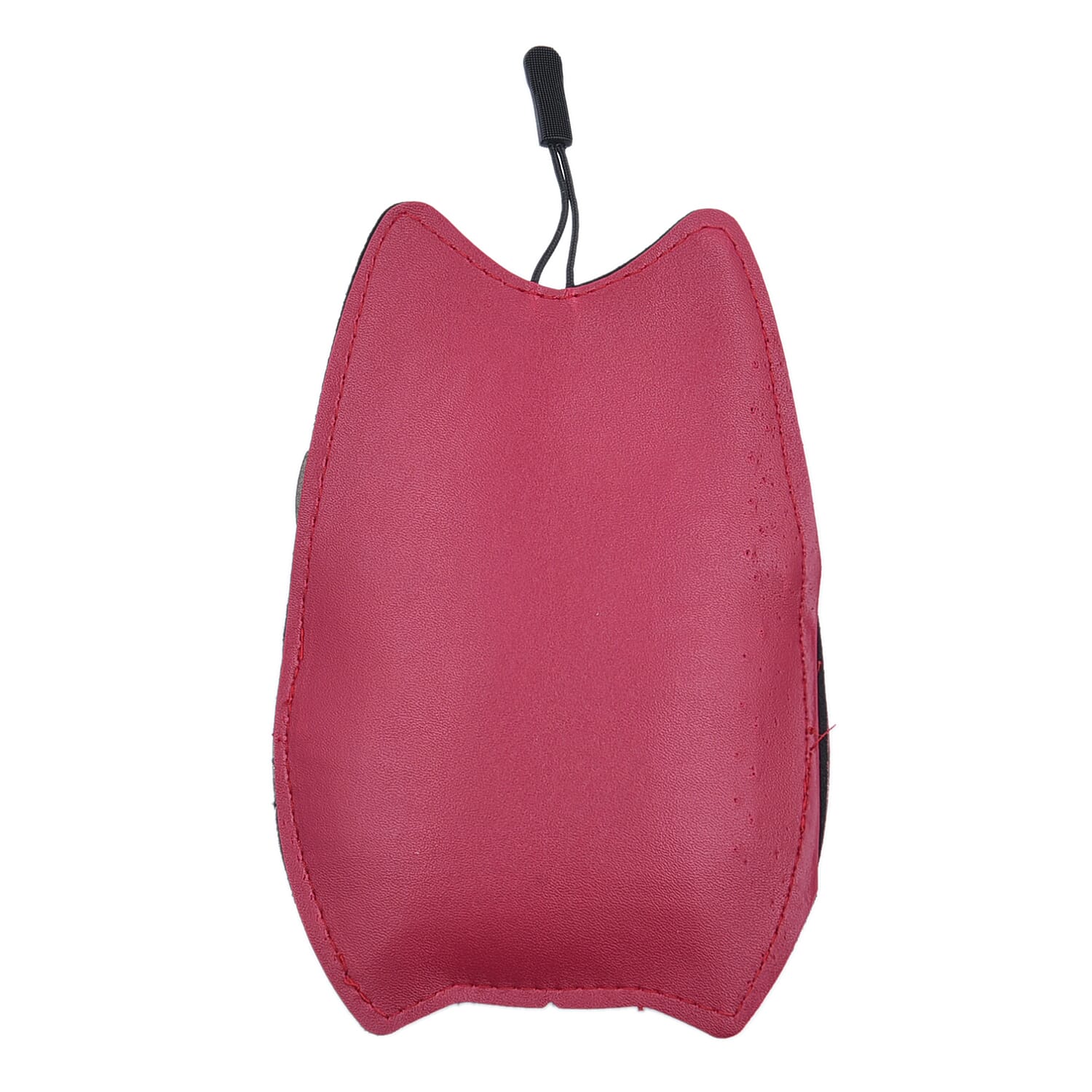 Cat Pouch with Zipper Closure (Size 17x8Cm) - Dark Pink
