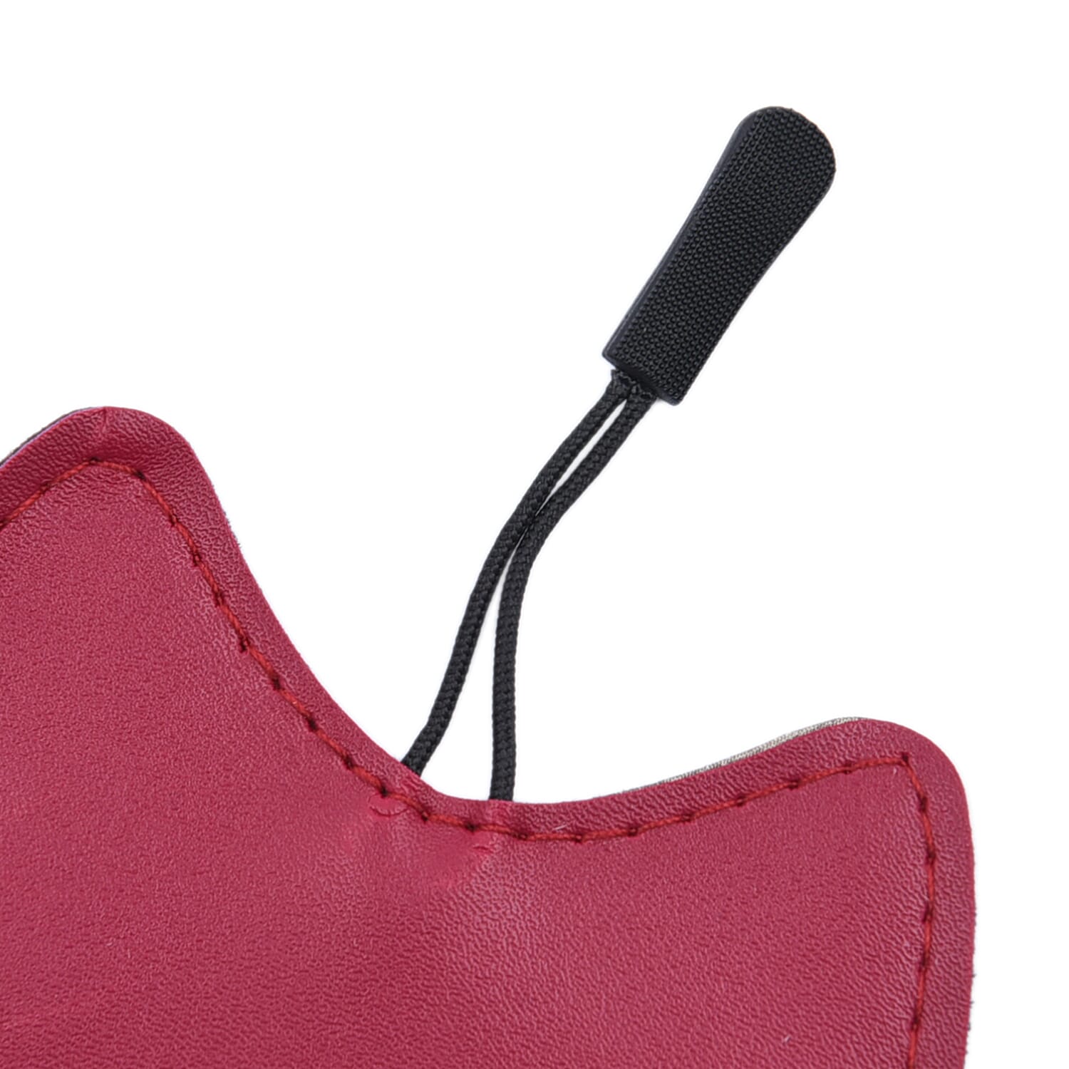 Cat Pouch with Zipper Closure (Size 17x8Cm) - Dark Pink