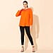 TAMSY Viscose Plain Top - Orange