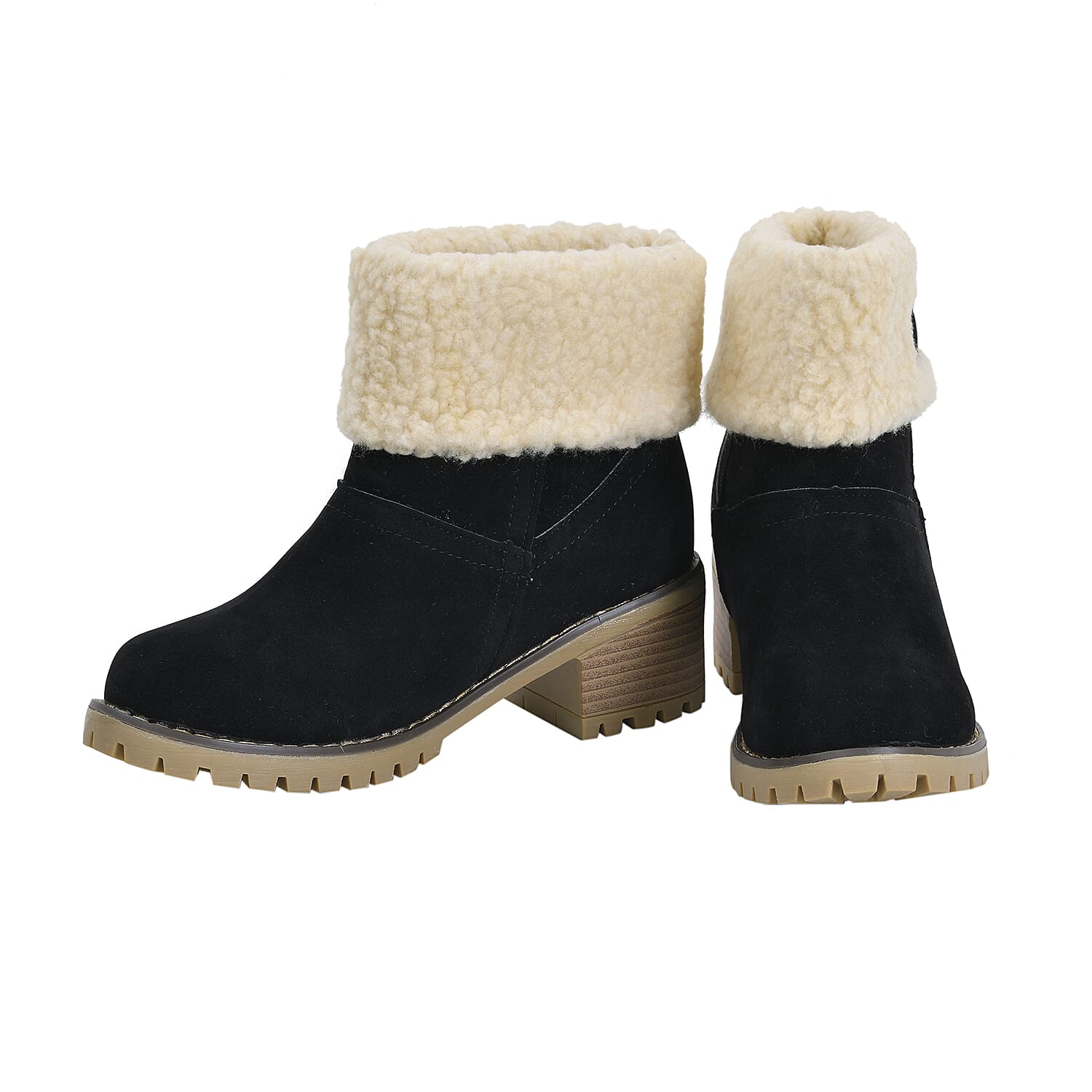 Winter Sherpa Inside Boot - Black