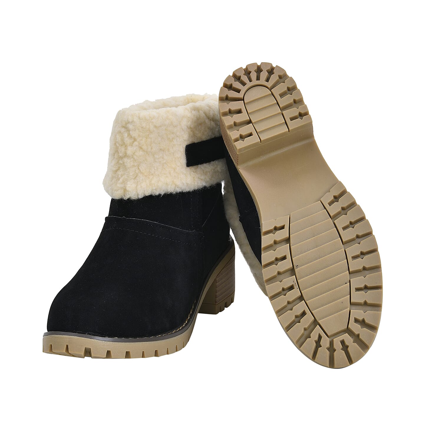 Winter Sherpa Inside Boot - Black