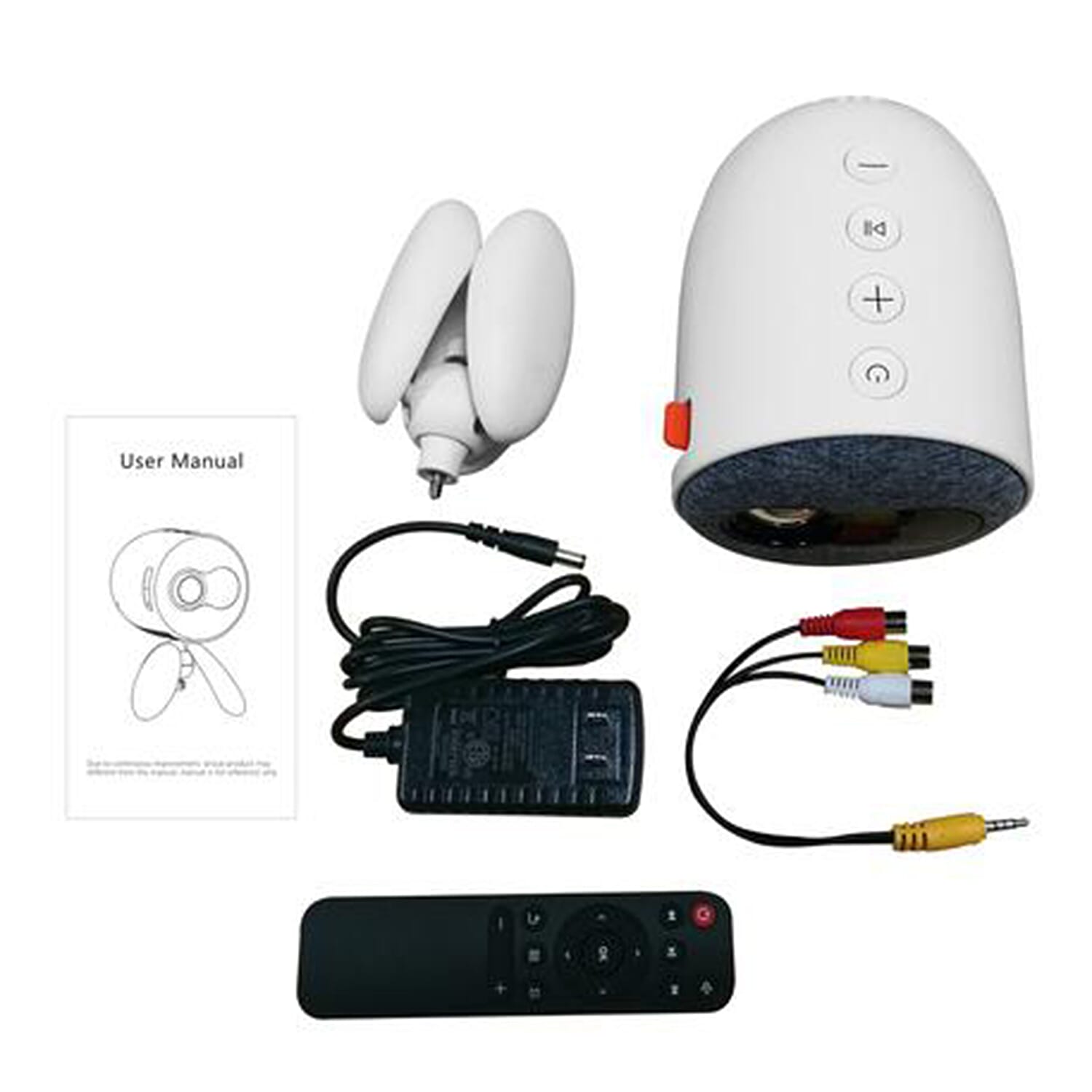 Bitmore Flix Portable HD Wifi Projector - White