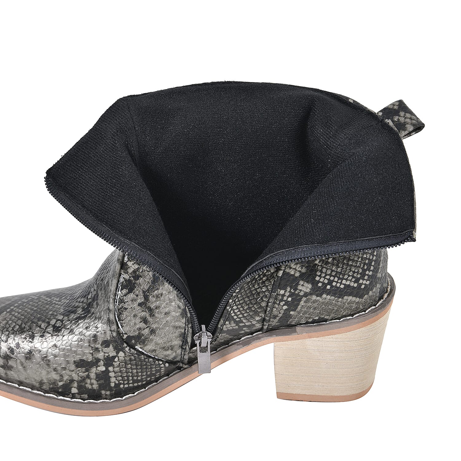 Women Winter Boots Snake Pattern