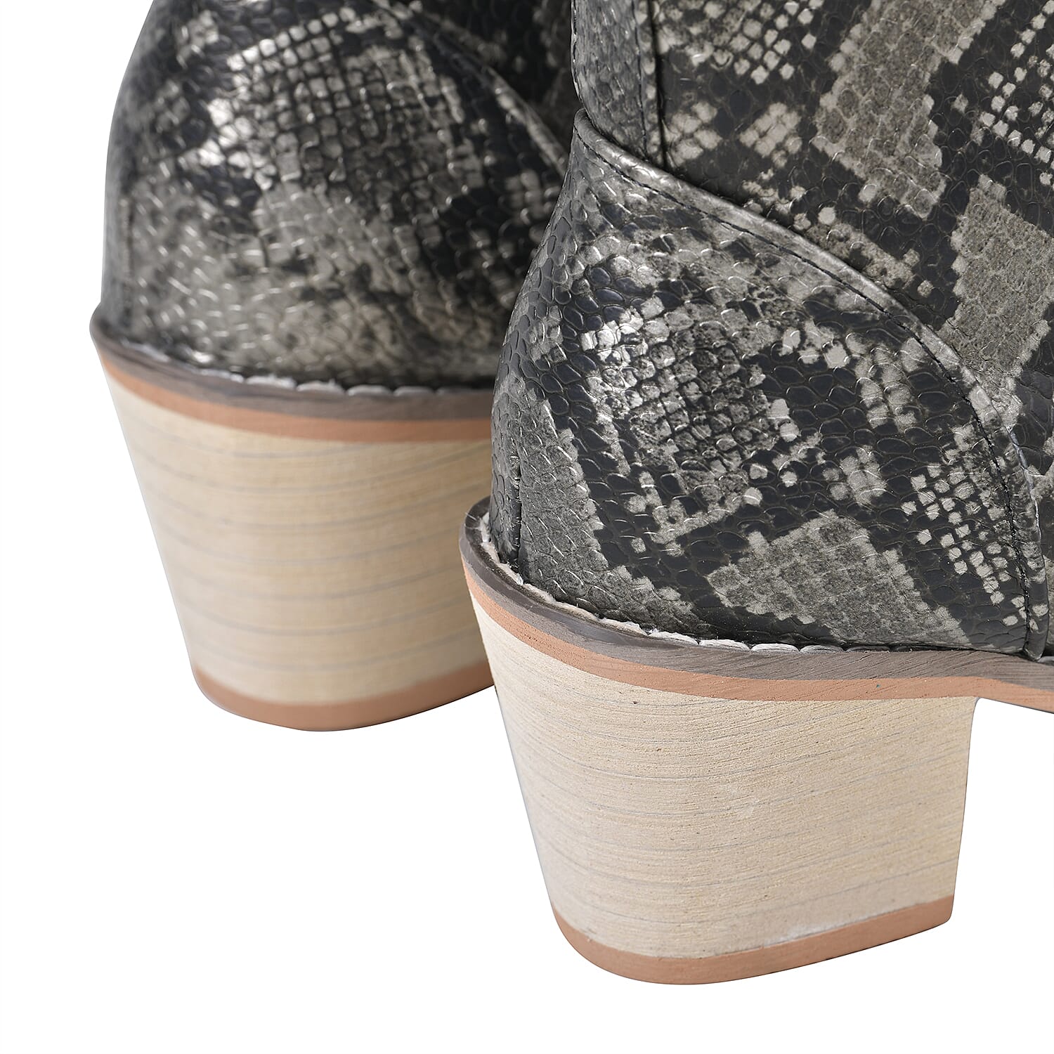 Women Winter Boots Snake Pattern