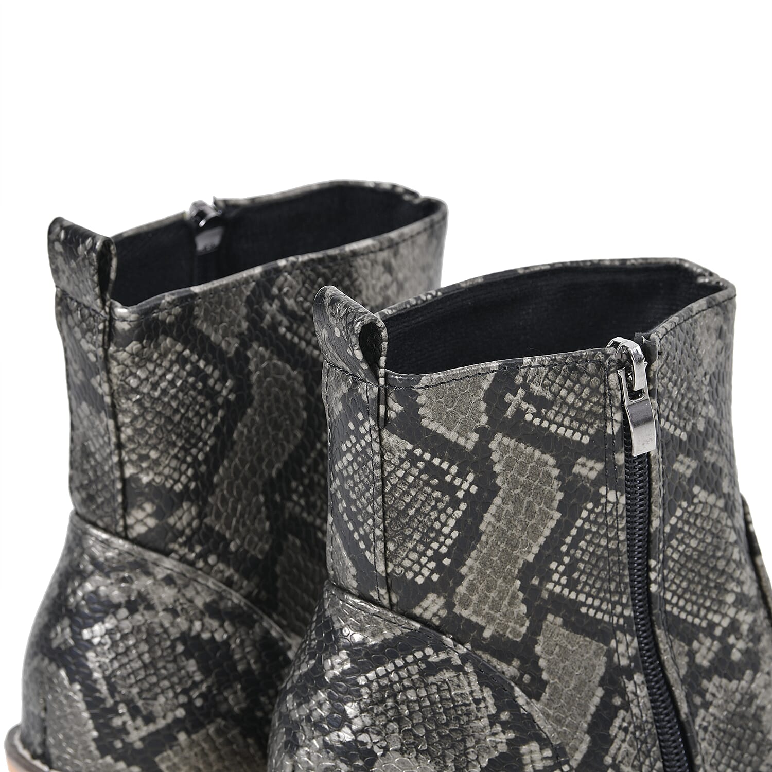 Women Winter Boots Snake Pattern