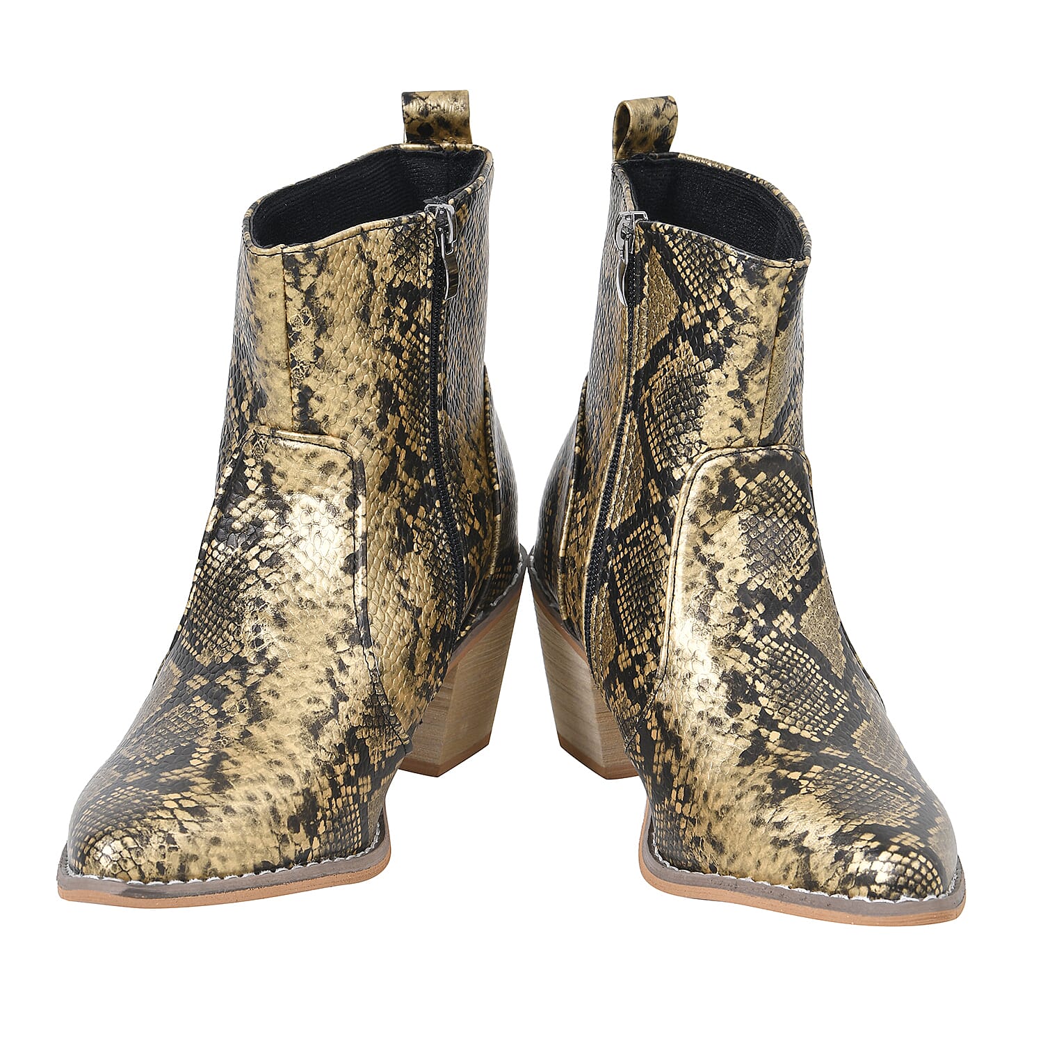 Women Winter Boots Snake Pattern