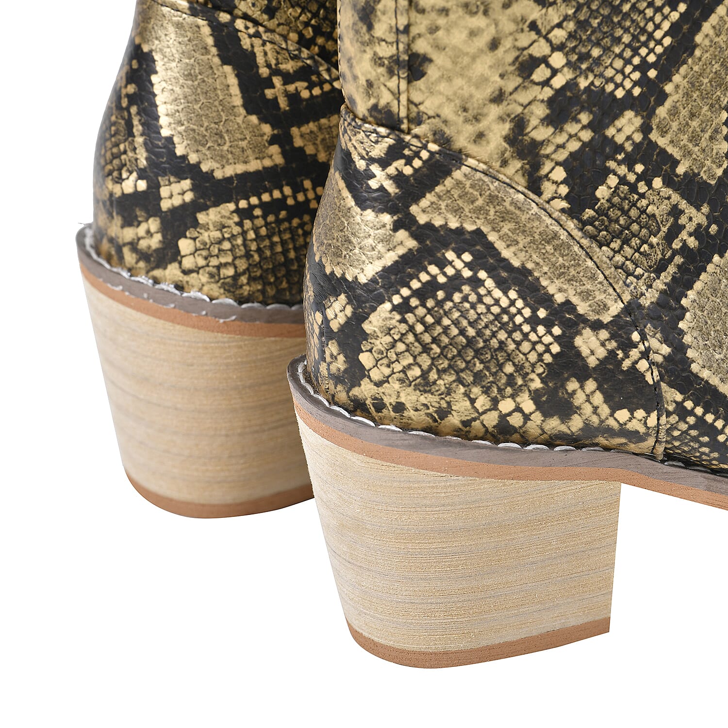 Women Winter Boots Snake Pattern
