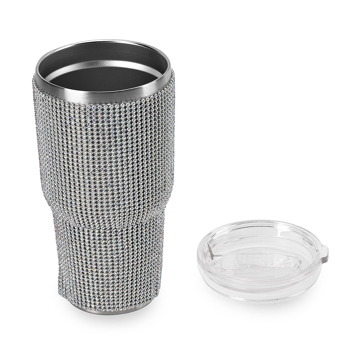 Crystal Studded Stainless Steel Mug (30oz) - AB