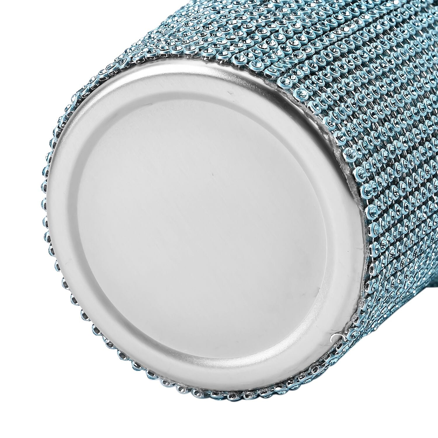 Crystal Studded Stainless Steel Mug (30oz) - Blue