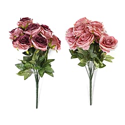 Set of 2 Artificial rose Flower