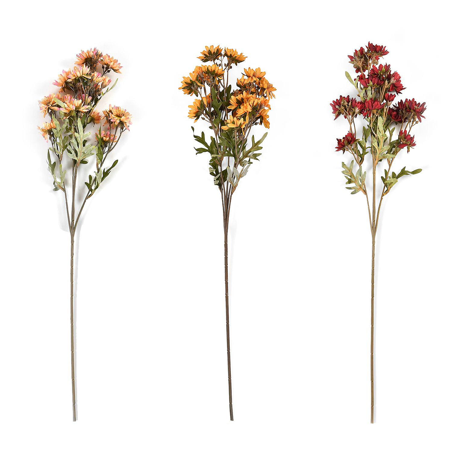 Artificial-Flower-Size-75x1x1-cm-Yellow-Red-Wine