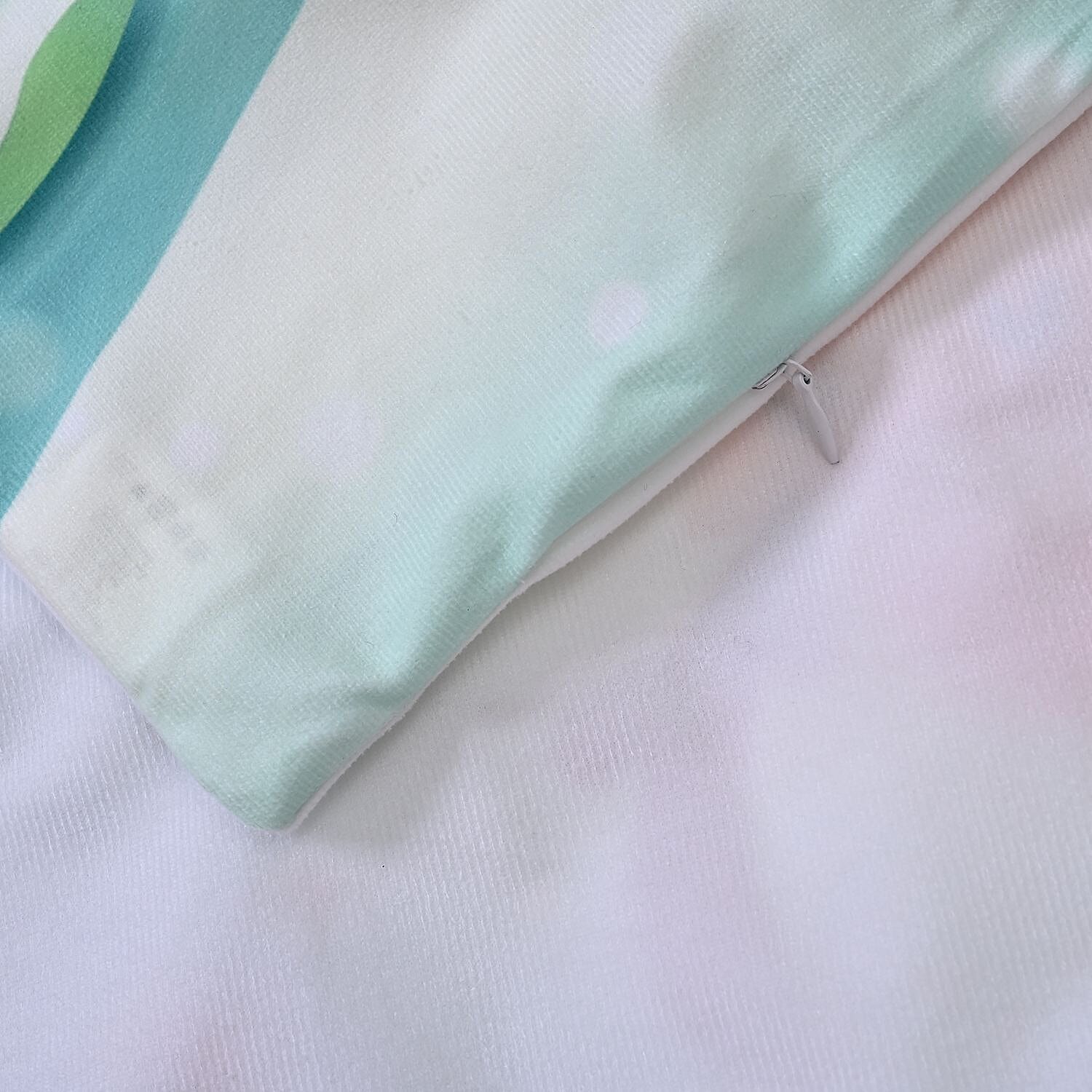 Reindeer Printed LED Cushion Cover with Flling - Blue - (Requires 2AA Batteries - Not Incld)