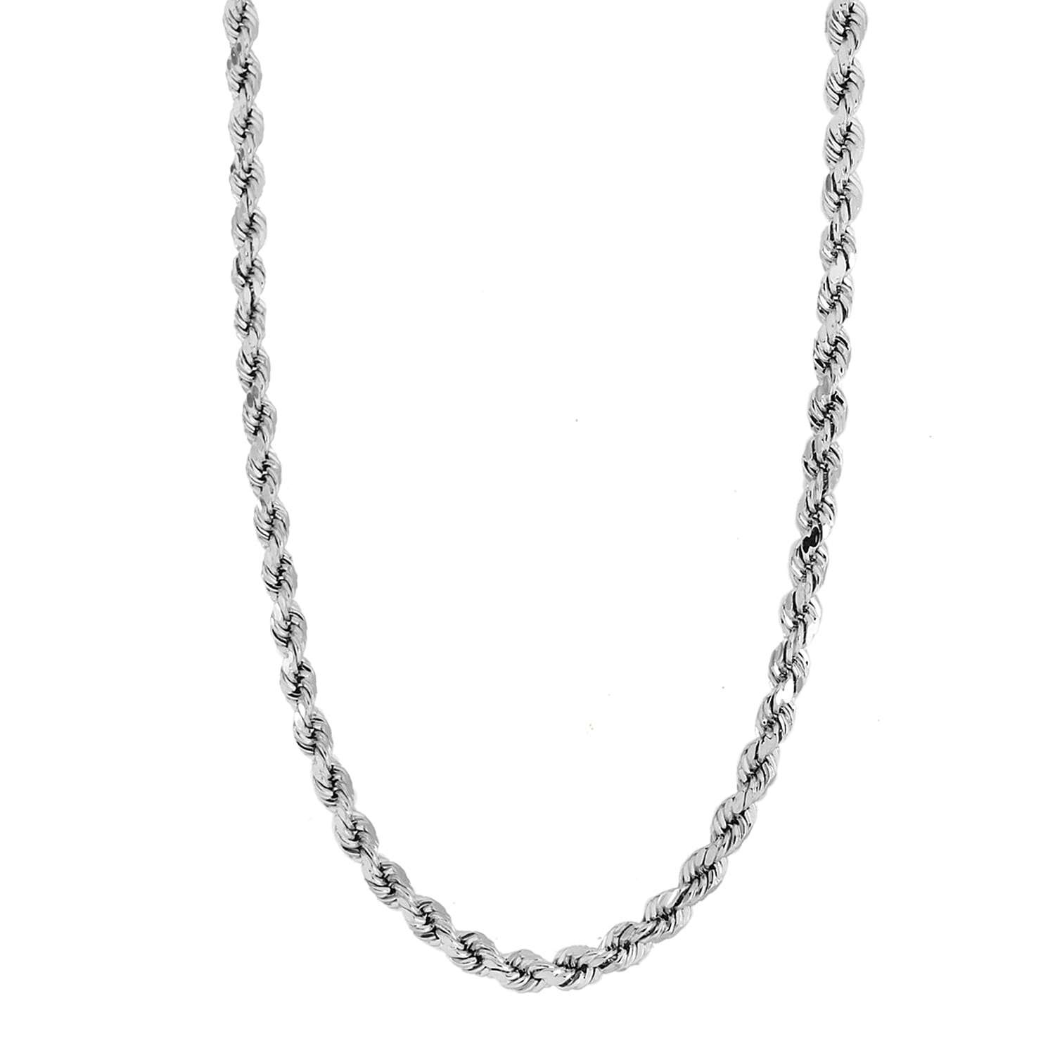9K White Gold  Chain (Size - 20),  Gold Wt. 3.3 Gms