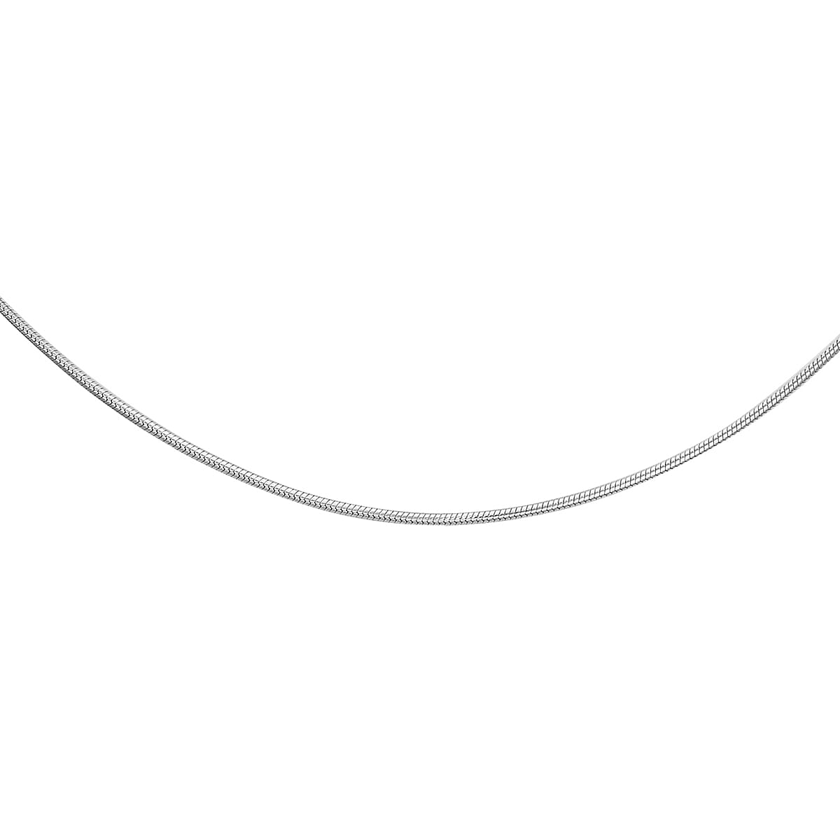 9K White Gold  Chain (Size - 16),  Gold Wt. 2.5 Gms