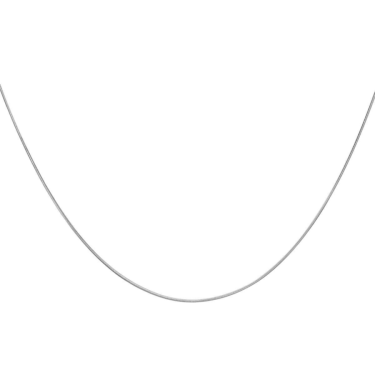 9K White Gold  Chain (Size - 16),  Gold Wt. 2.5 Gms