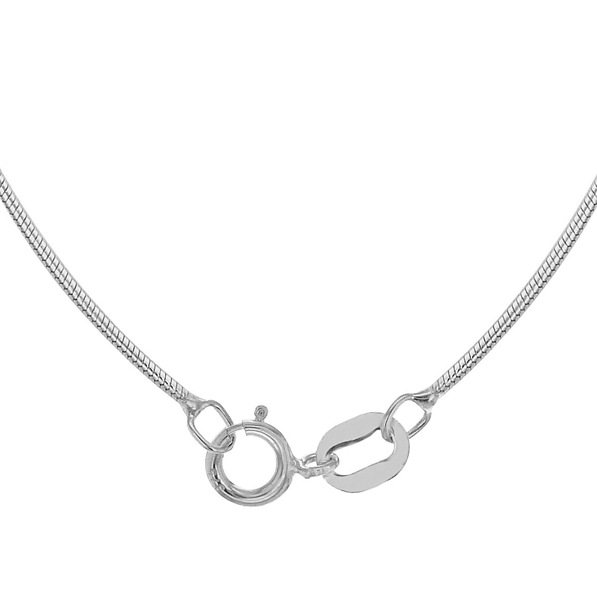 9K White Gold  Chain (Size - 18),  Gold Wt. 2.8 Gms