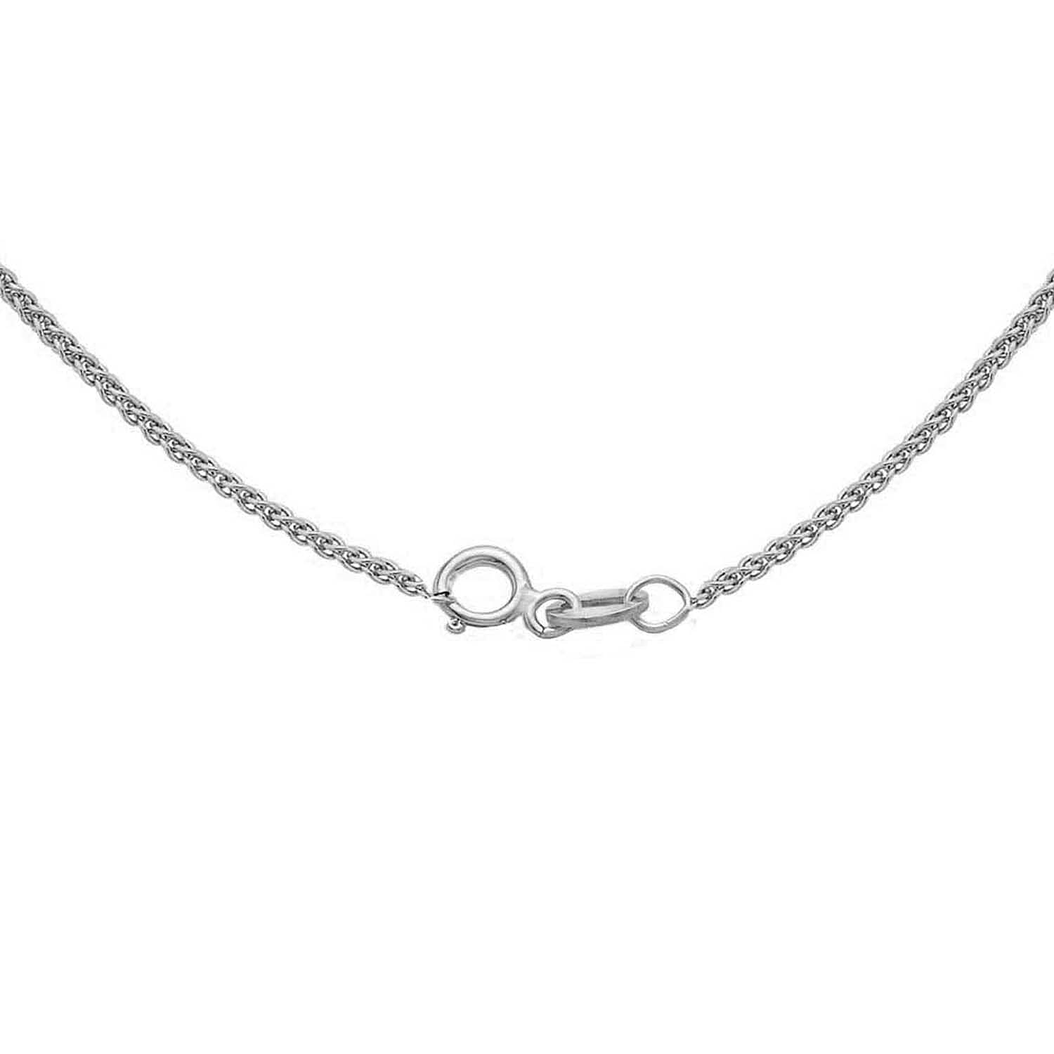 9K White Gold  Chain (Size - 20),  Gold Wt. 2.1 Gms