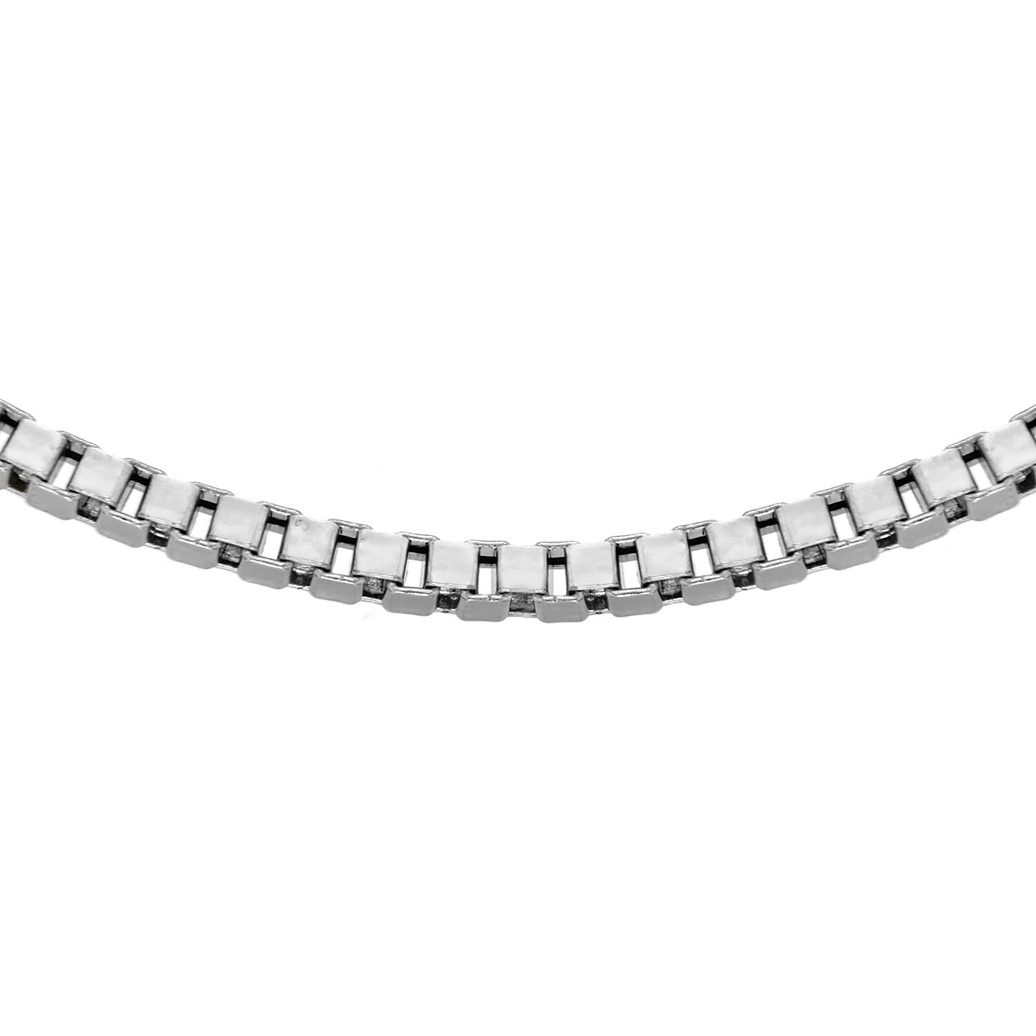 9K White Gold  Chain (Size - 20),  Gold Wt. 5.3 Gms
