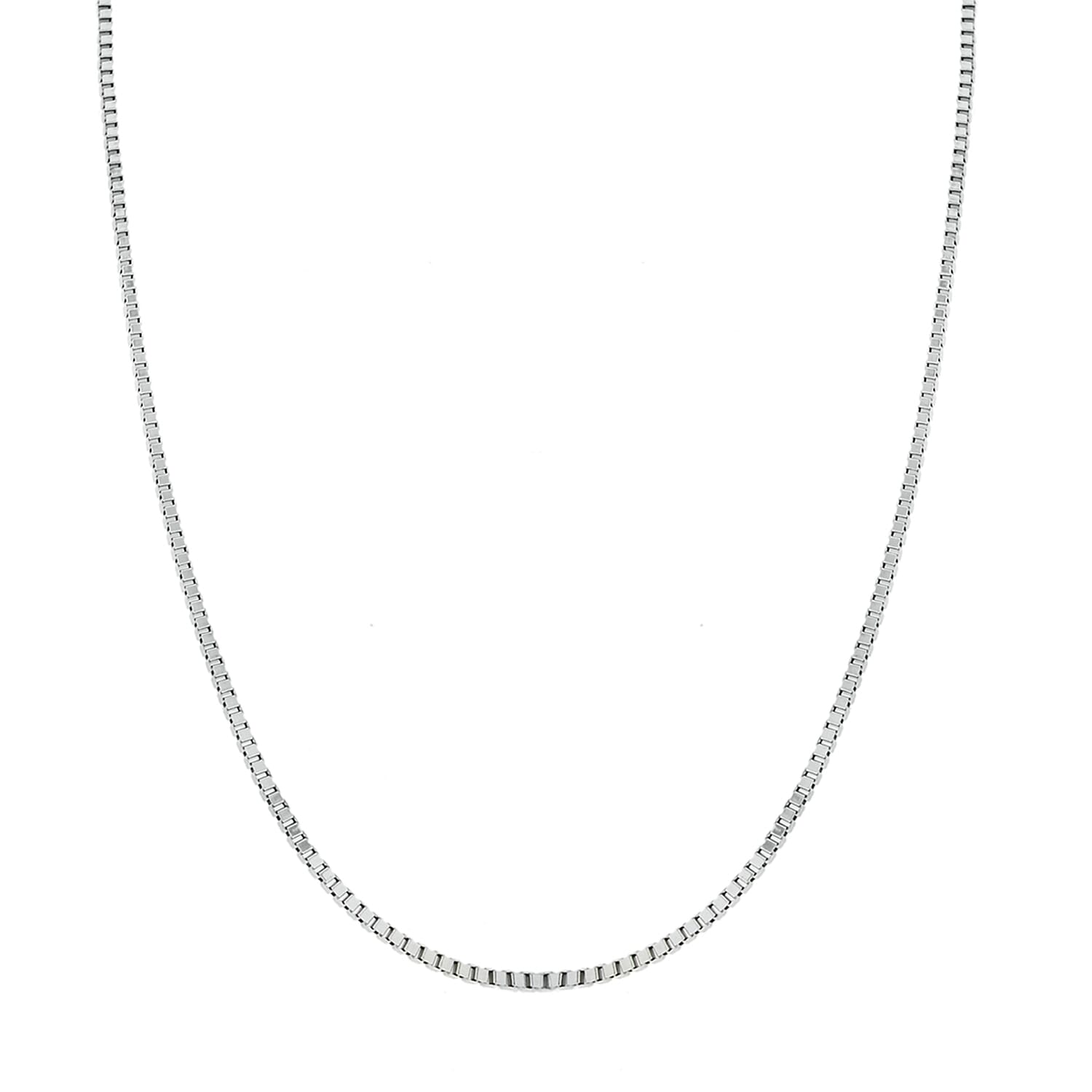 9K White Gold  Chain (Size - 20),  Gold Wt. 5.3 Gms