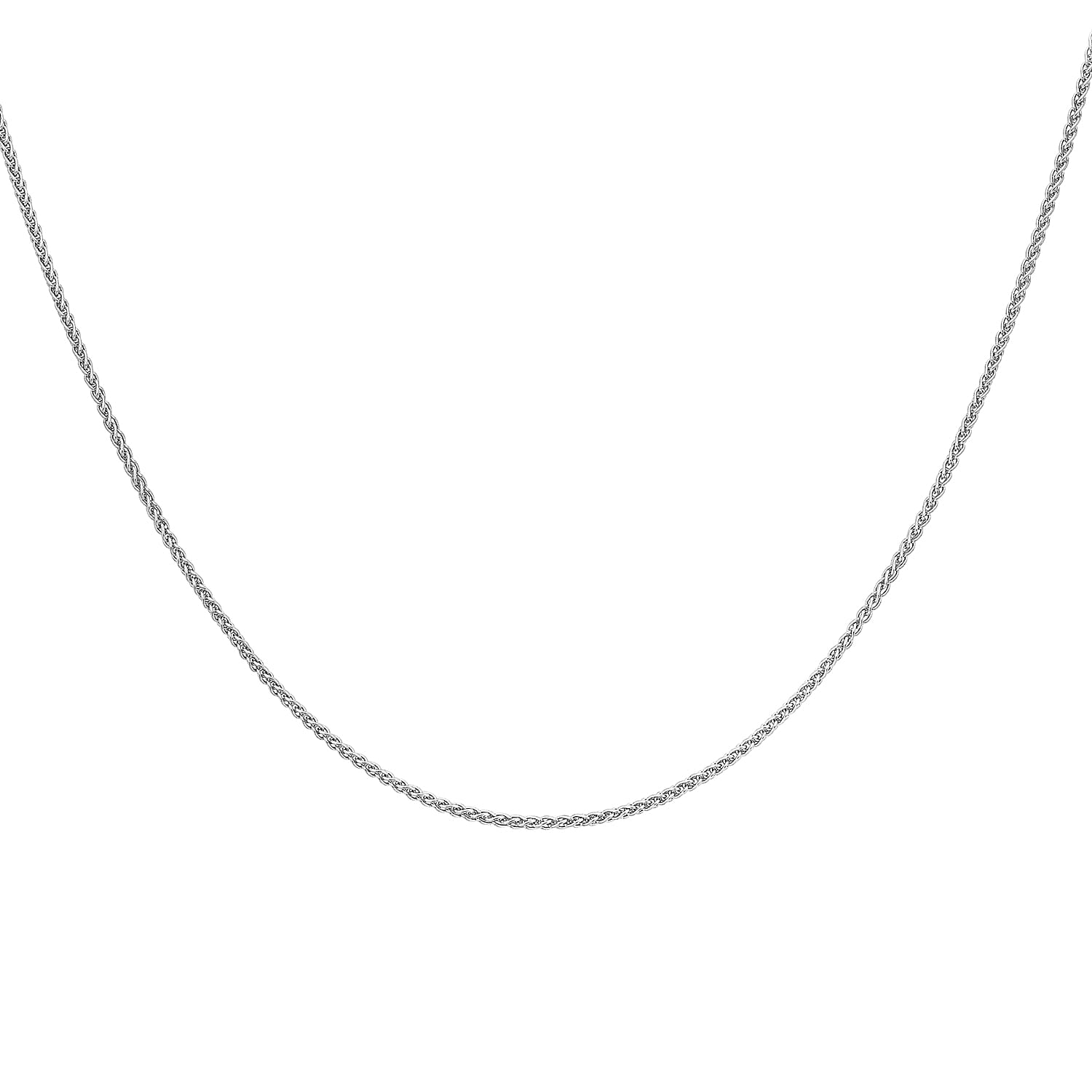 9K White Gold  Chain (Size - 20),  Gold Wt. 2.1 Gms