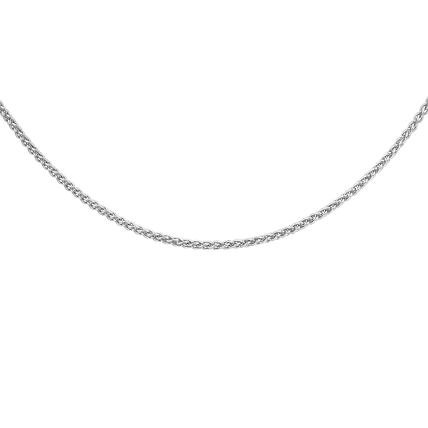 9K White Gold  Chain (Size - 20),  Gold Wt. 2.1 Gms