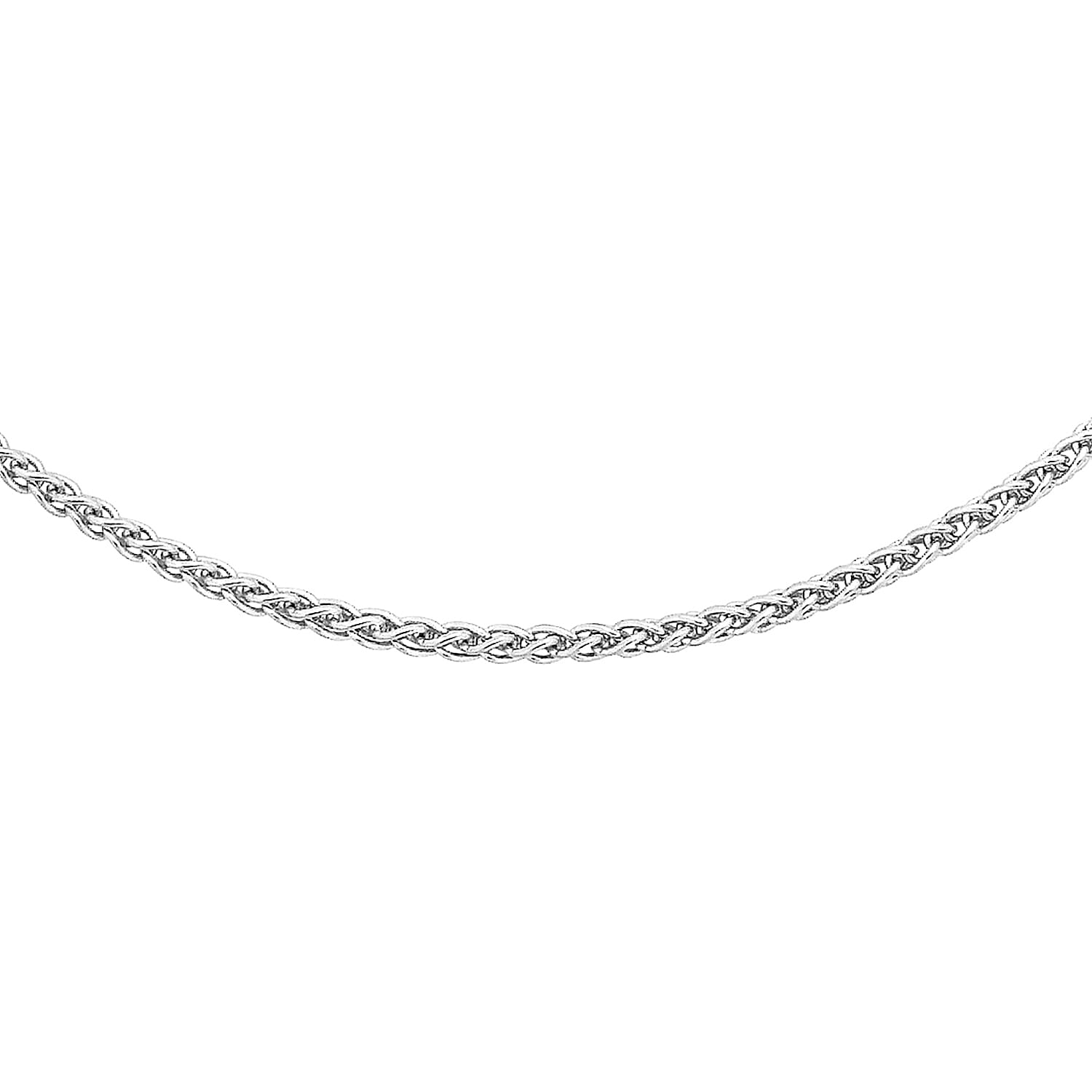 9K White Gold  Chain (Size - 20),  Gold Wt. 2.1 Gms