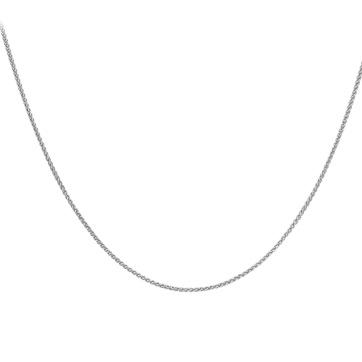 9K White Gold  Chain (Size - 20),  Gold Wt. 2.1 Gms