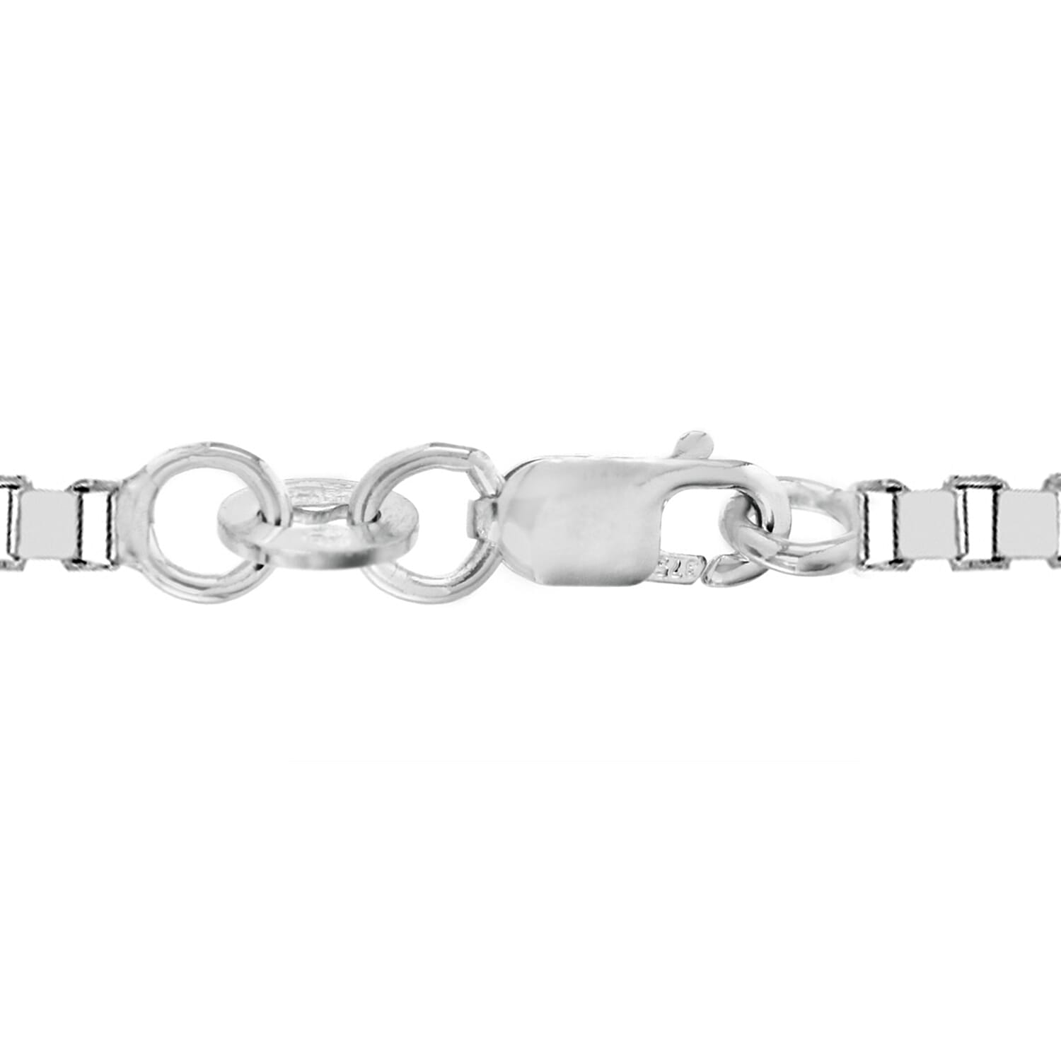 9K White Gold  Chain (Size - 18),  Gold Wt. 4.9 Gms