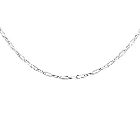 9K White Gold  Chain (Size - 20),  Gold Wt. 2.1 Gms