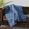 Luxurious Super Soft Dog Pattern Flannel Blanket - OTO - Luxurious Super Soft Dog Pattern Flannel Blanket (200x150 Cm) - Blue