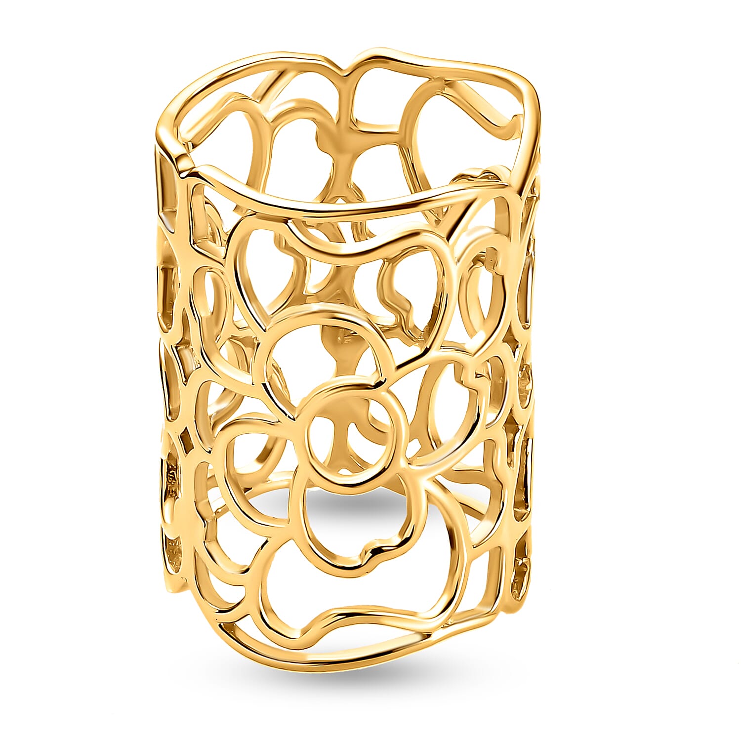 Scarf Holder in Gold Tone