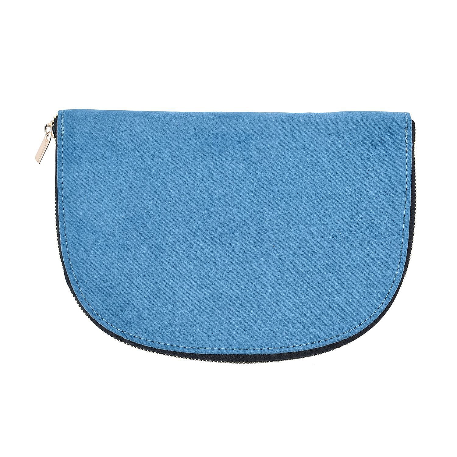 Floral Pattern Jewellery Organiser (Size 21x14x2 ) - Teal