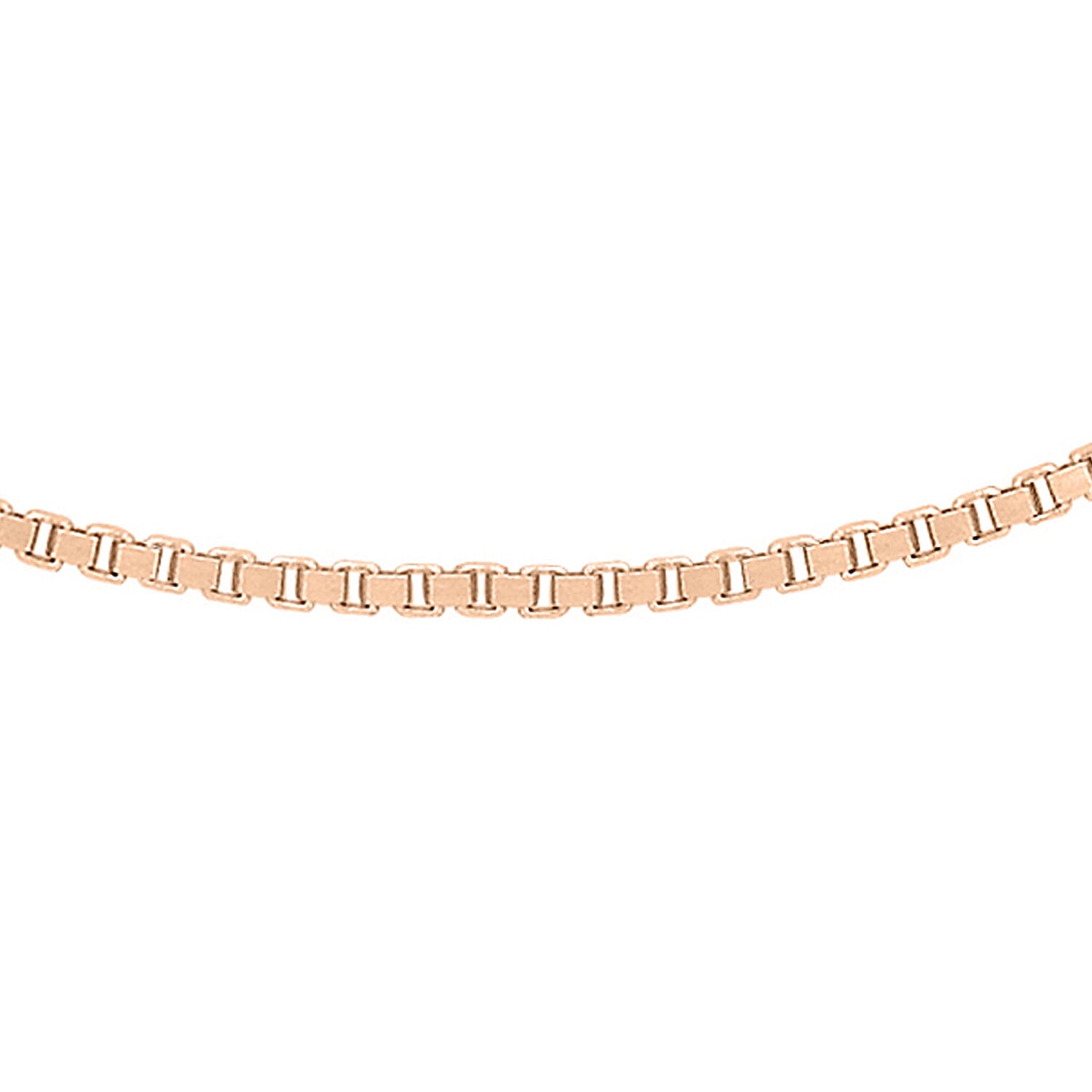 9K Rose Gold  Chain (Size - 18),  Gold Wt. 1.3 Gms