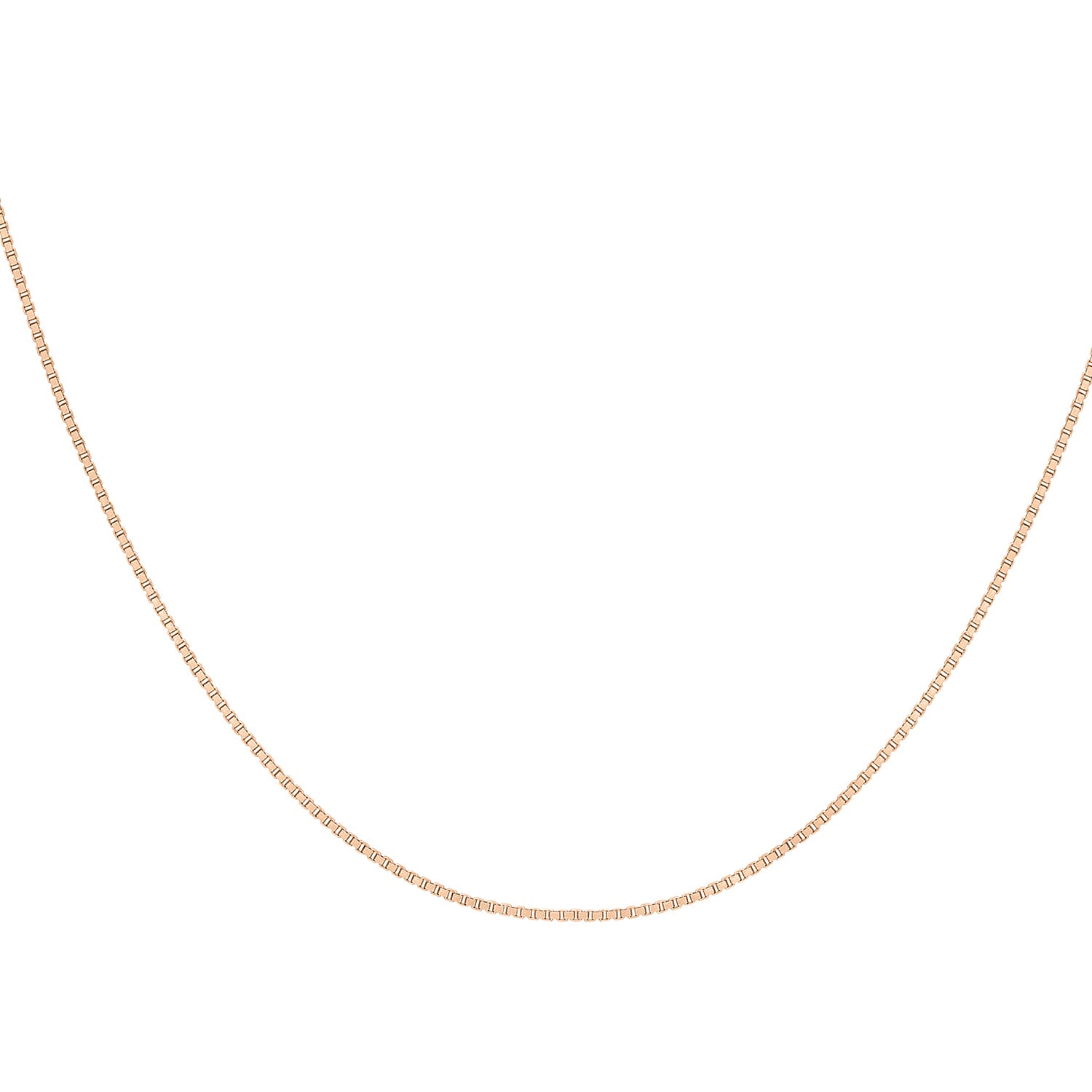 9K Rose Gold  Chain (Size - 18),  Gold Wt. 1.3 Gms